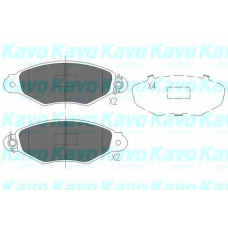 KBP-6565 KAVO PARTS Комплект тормозных колодок, дисковый тормоз