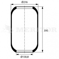 MLF8006 MERITOR Кожух пневматической рессоры