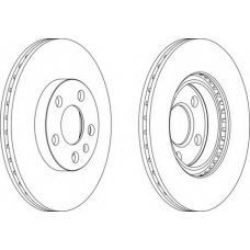 DDF842-1 FERODO Тормозной диск