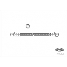 19032323 CORTECO Тормозной шланг