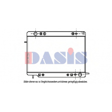 150740N AKS DASIS Радиатор, охлаждение двигателя