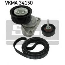 VKMA 34150 SKF Поликлиновой ременный комплект
