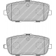 FDB1894 FERODO Комплект тормозных колодок, дисковый тормоз