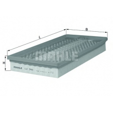 LX 348 KNECHT Воздушный фильтр