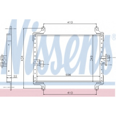 94700 NISSENS Конденсатор, кондиционер