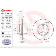 BS 8590 BRECO Тормозной диск