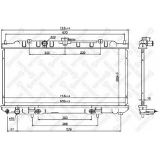 10-26768-SX STELLOX Радиатор, охлаждение двигателя