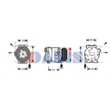 850009N AKS DASIS Компрессор, кондиционер
