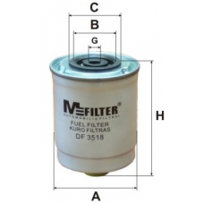 DF 3518 MFILTER Топливный фильтр