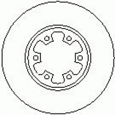 37616 KAWE Тормозной диск