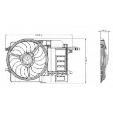 803-0002 TYC Вентилятор, охлаждение двигателя