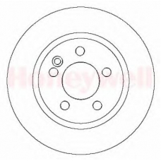 562249B BENDIX Тормозной диск