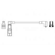 0 356 912 834 BOSCH Провод зажигания