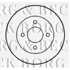 BBD4294 BORG & BECK Тормозной диск