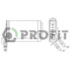 PR 0540N7 PROFIT Теплообменник, отопление салона