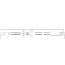 5352 REMKAFLEX Тормозной шланг