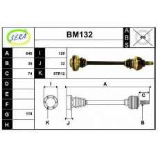 BM132 SERA Приводной вал