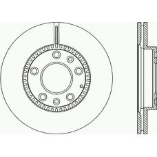 BDR2356.20 OPEN PARTS Тормозной диск