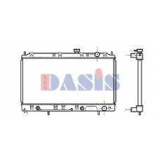 140049N AKS DASIS Радиатор, охлаждение двигателя