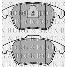 BBP2383 BORG & BECK Комплект тормозных колодок, дисковый тормоз