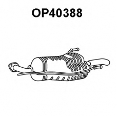 OP40388 VENEPORTE Глушитель выхлопных газов конечный