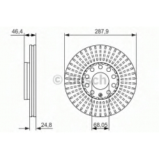 0 986 479 877 BOSCH Тормозной диск