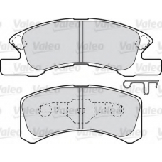 598873 VALEO Комплект тормозных колодок, дисковый тормоз