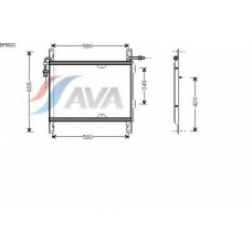 DF5022 AVA Конденсатор, кондиционер