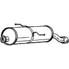 190-359 BOSAL Глушитель выхлопных газов конечный