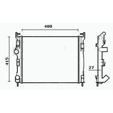 RM0432 EQUAL QUALITY Радиатор, охлаждение двигателя