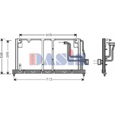 152660N AKS DASIS Конденсатор, кондиционер