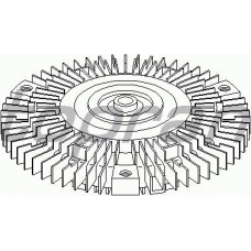 401 189 TOPRAN Сцепление, вентилятор радиатора