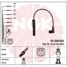6022 NGK Комплект проводов зажигания
