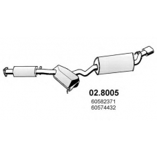 02.8005 ASSO Средний / конечный глушитель ог