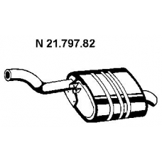 21.797.82 EBERSPACHER Глушитель выхлопных газов конечный
