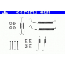 03.0137-9278.2 ATE Комплектующие, тормозная колодка