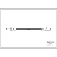 19032537 CORTECO Тормозной шланг