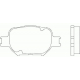P 83 054<br />BREMBO<br />Комплект тормозных колодок, дисковый тормоз