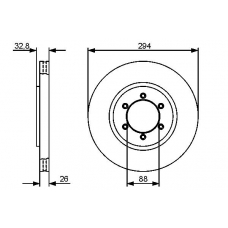 0 986 479 416 BOSCH Тормозной диск