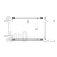 016-016-0023 LORO Конденсатор, кондиционер