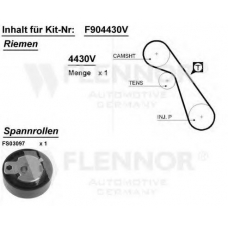 F914382V FLENNOR Комплект ремня грм