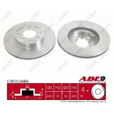 C3F013ABE ABE Тормозной диск