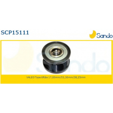 SCP15111 SANDO Ременный шкив, генератор