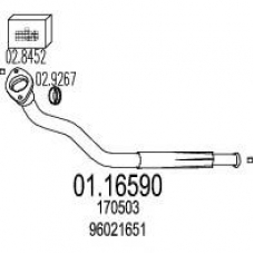 01.16590 MTS Труба выхлопного газа
