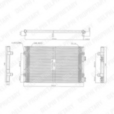 TSP0225486 DELPHI Конденсатор, кондиционер