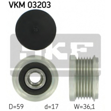 VKM 03203 SKF Механизм свободного хода генератора