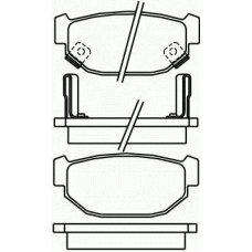 T3020 PAGID Комплект тормозных колодок, дисковый тормоз