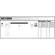 XC1009 QUINTON HAZELL Комплект проводов зажигания