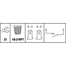 6DF 007 669-001 HELLA Выключатель фонаря сигнала торможения