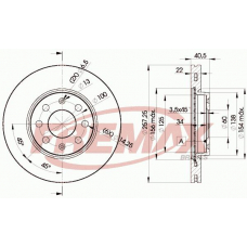 BD-0920-50 FREMAX Тормозной диск